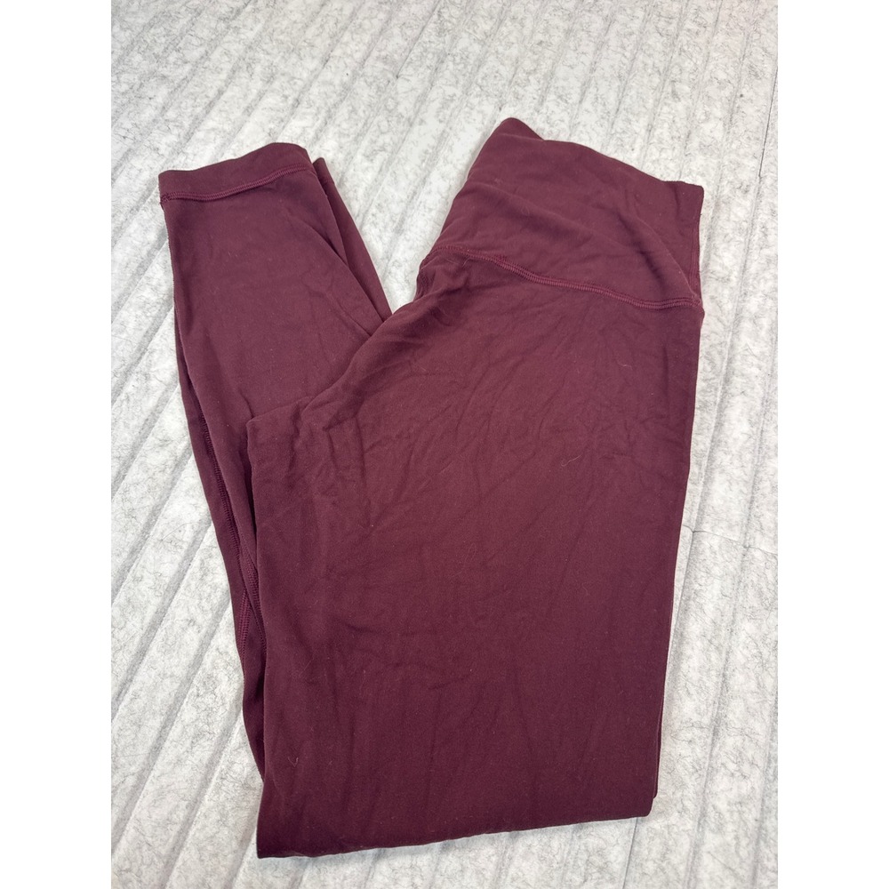 Lululemon Align High-Rise Pant 25 Burgundy Yoga Leggings Size 8 W5BEJS